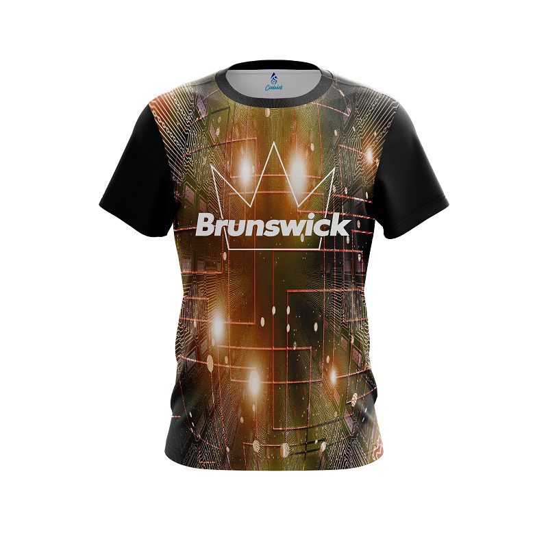 Brunswick Motherboard Rust CoolWick Bowling Jersey