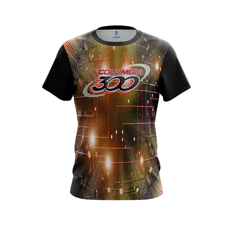 Columbia 300 Motherboard Rust CoolWick Bowling Jersey