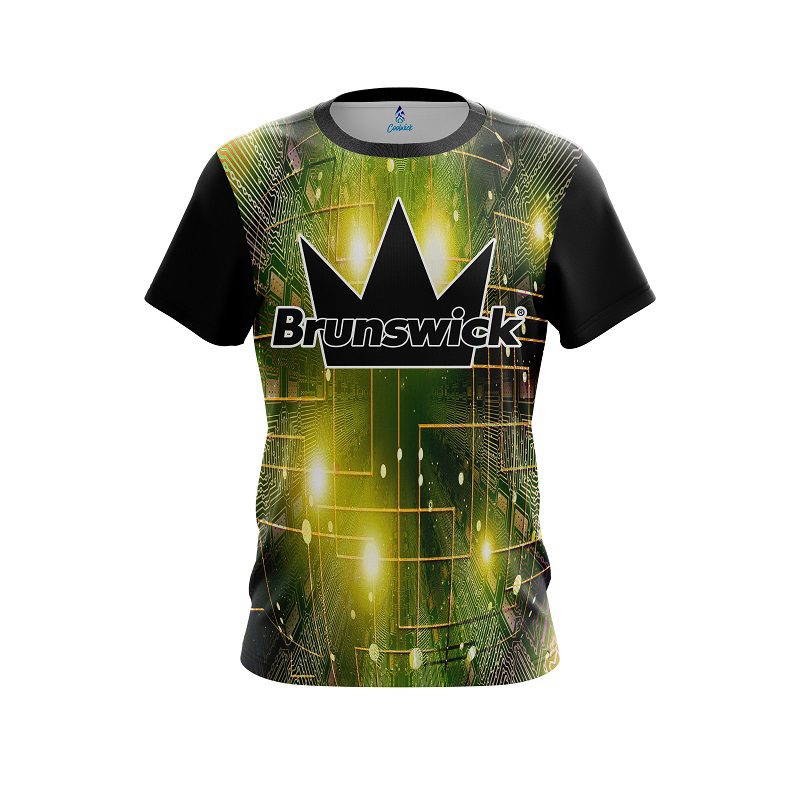 Brunswick Motherboard Sunburst CoolWick Bowling Jersey