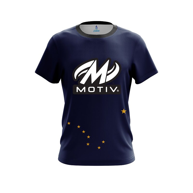 Motiv Alaska Flag CoolWick Bowling Jersey