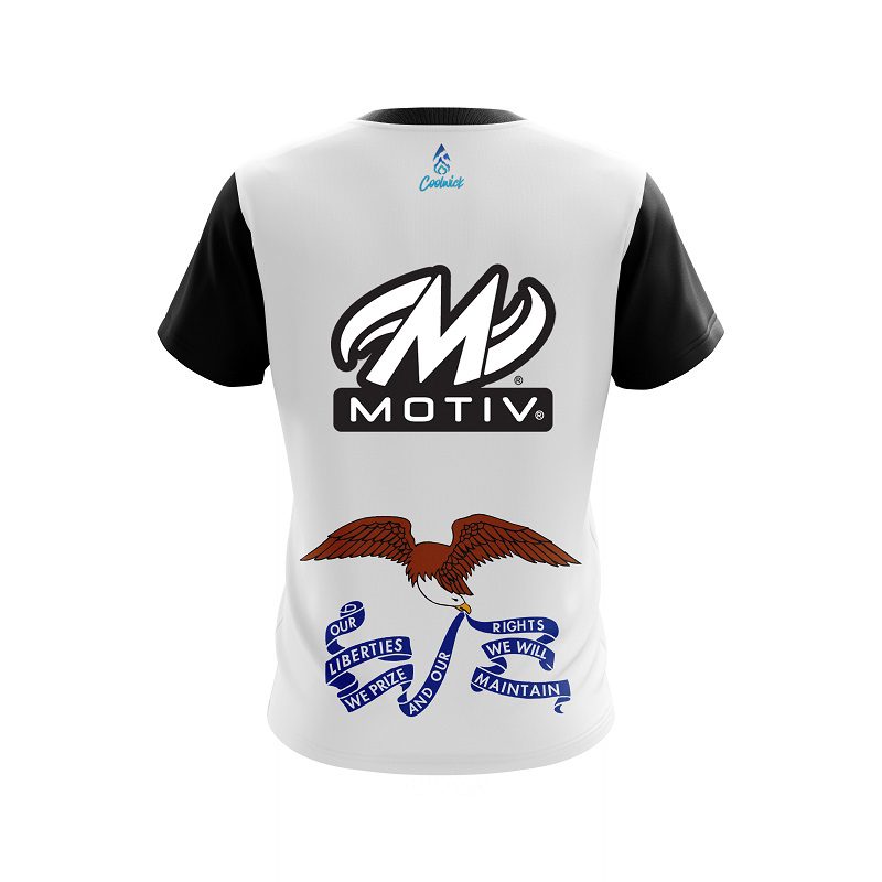 Motiv Iowa Flag CoolWick Bowling Jersey - Image 2