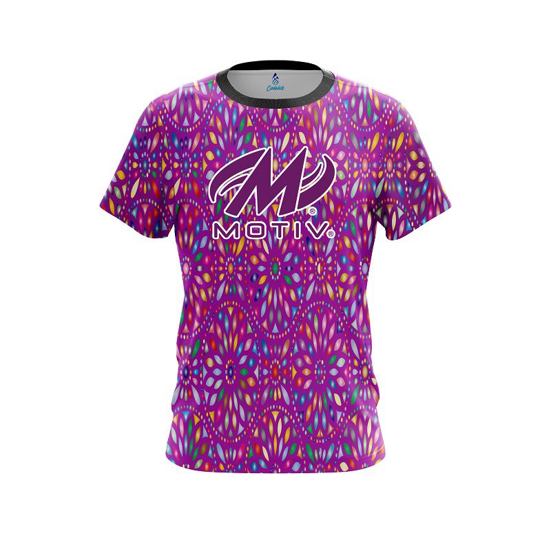Motiv Kaleidoscope Purple CoolWick Bowling Jersey