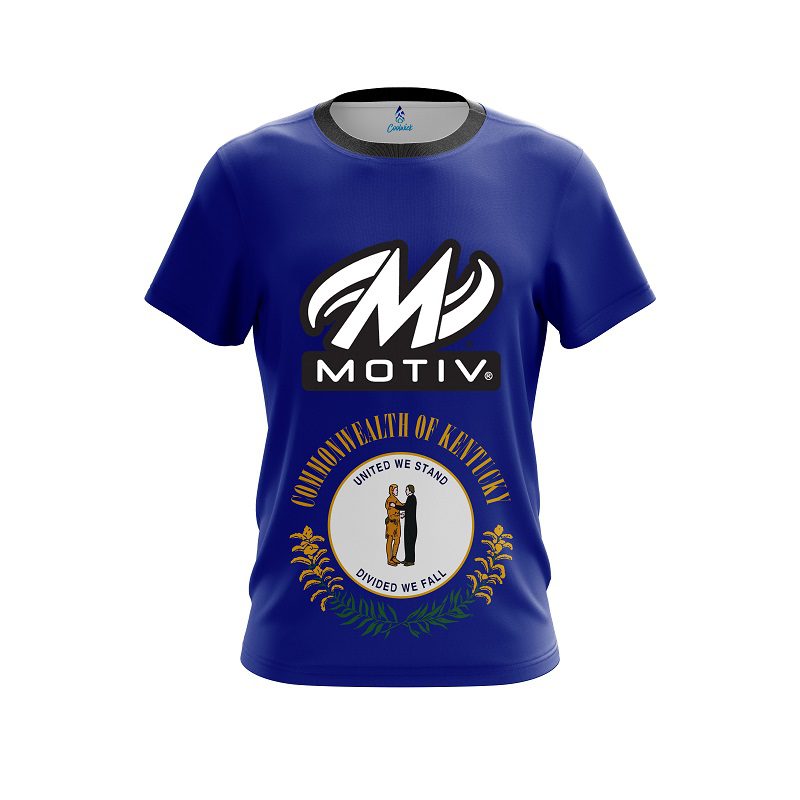 Motiv Kentucky Flag CoolWick Bowling Jersey