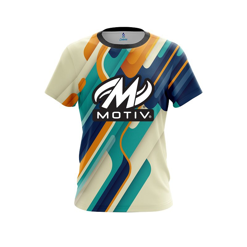 Motiv Modern Stripe CoolWick Bowling Jersey