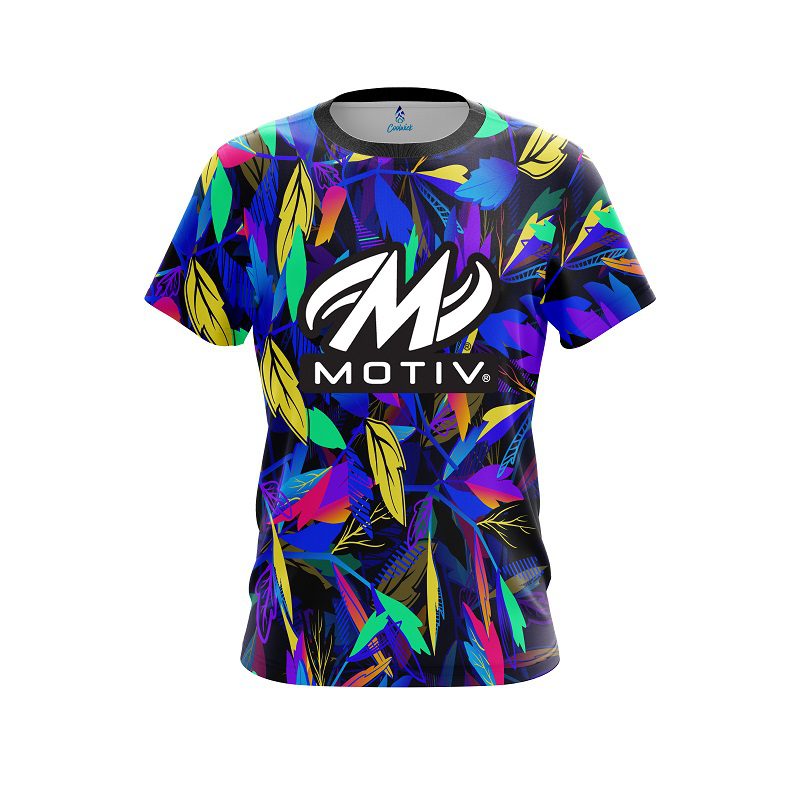 Motiv Neon Leafs CoolWick Bowling Jersey