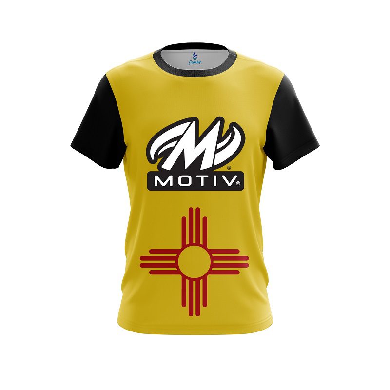 Motiv New Mexico Flag CoolWick Bowling Jersey