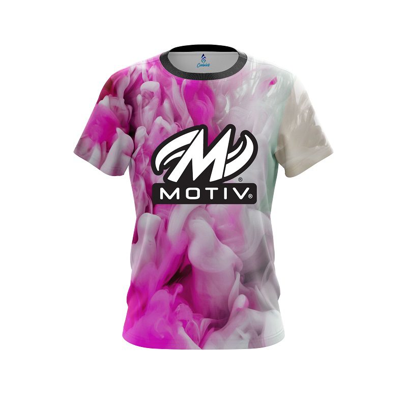 Motiv Pink Clouds CoolWick Bowling Jersey