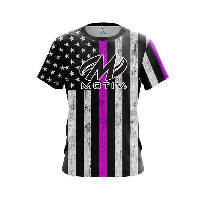 Motiv Pink Line CoolWick Bowling Jersey