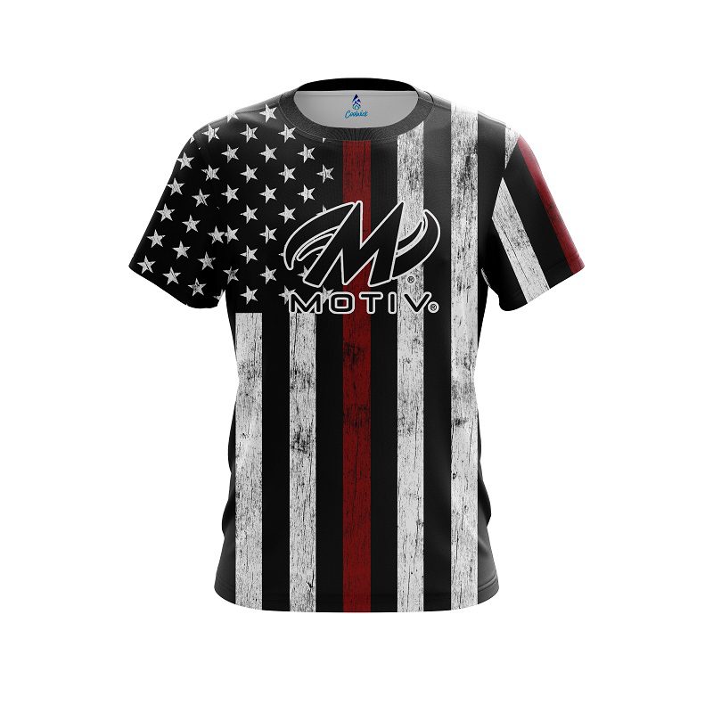 Motiv Red Line CoolWick Bowling Jersey