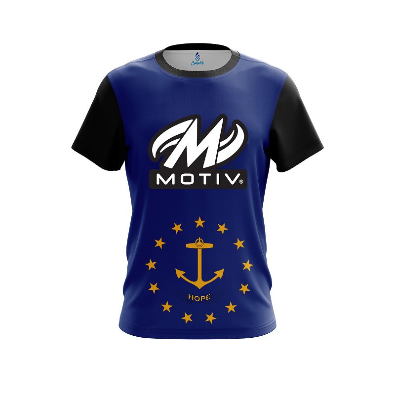 Motiv Rhode Island Flag CoolWick Bowling Jersey