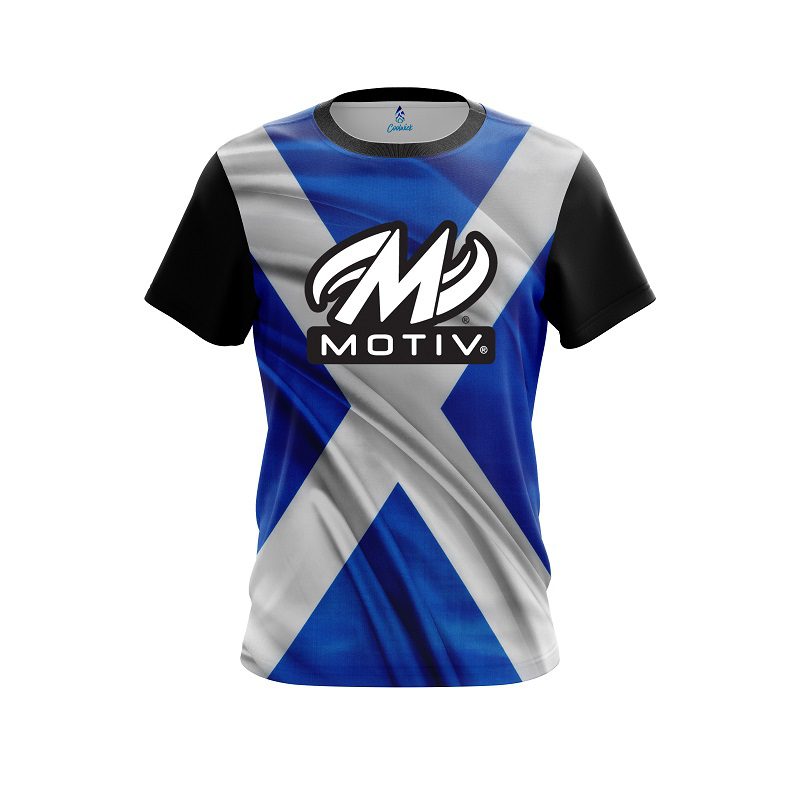 Motiv Scottish Flag CoolWick Bowling Jersey