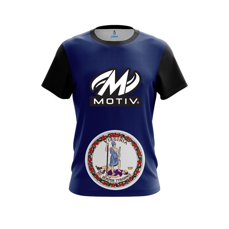 Motiv Virginia Flag CoolWick Bowling Jersey