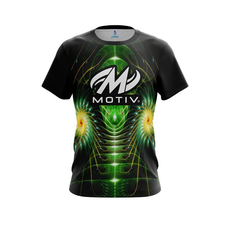 Motiv Vortex Green CoolWick Bowling Jersey