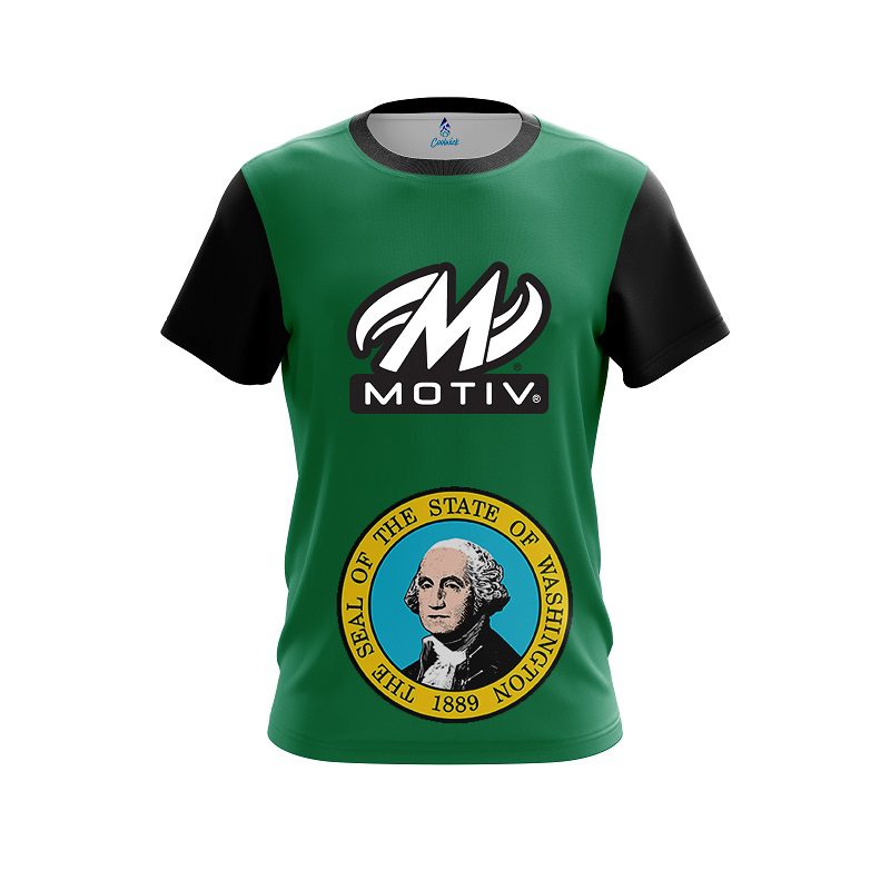 Motiv Washington Flag CoolWick Bowling Jersey