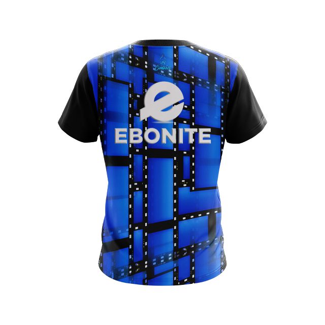 Ebonite Movie Reel Blue CoolWick Bowling Jersey - Image 2