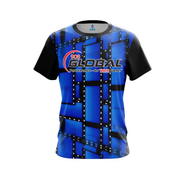 900 Global Movie Reel CoolWick Bowling Jersey