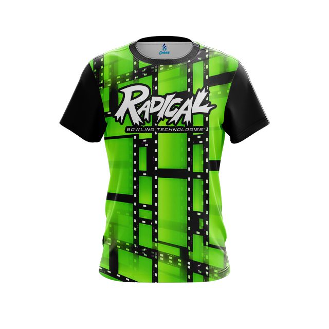 Radical Movie Reel Green CoolWick Bowling Jersey