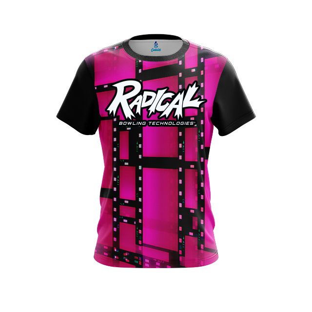 Radical Movie Reel Pink CoolWick Bowling Jersey