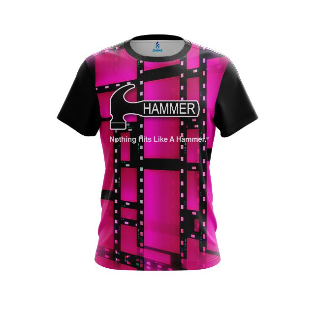 Hammer Movie Reel Pink CoolWick Bowling Jersey