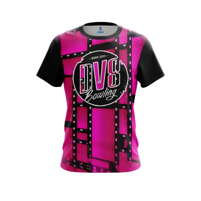 DV8 Movie Reel Pink CoolWick Bowling Jersey