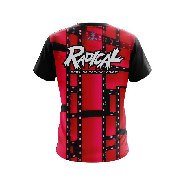 Radical Movie Reel Red CoolWick Bowling Jersey - Image 2