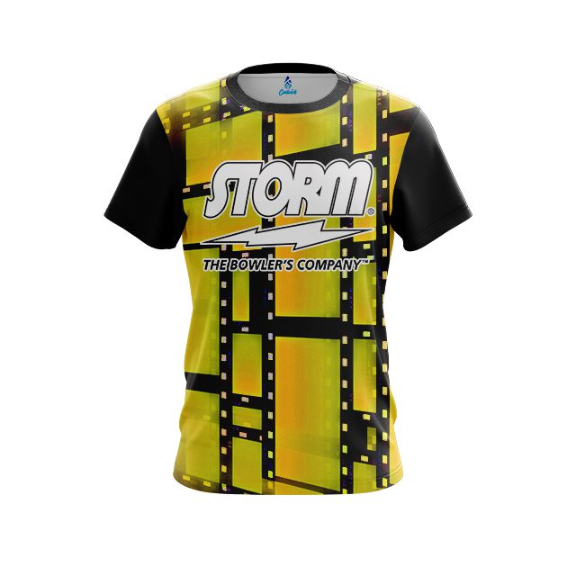 Storm Movie Reel Yellow CoolWick Bowling Jersey