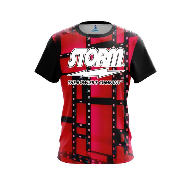 Storm Movie Reel Red CoolWick Bowling Jersey