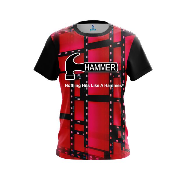 Hammer Movie Reel Red CoolWick Bowling Jersey
