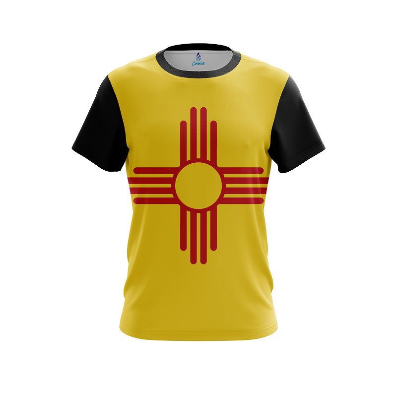 Plain New Mexico Flag CoolWick Bowling Jersey