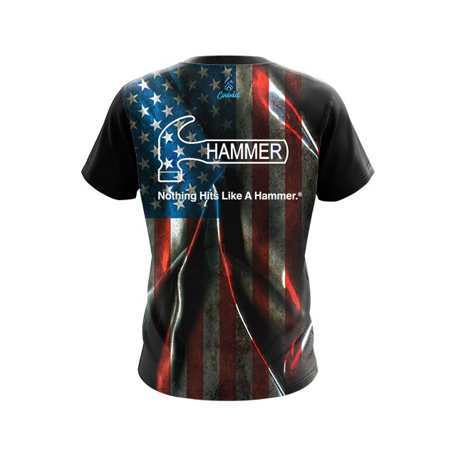 Hammer Old Glory CoolWick Bowling Jersey - Image 2