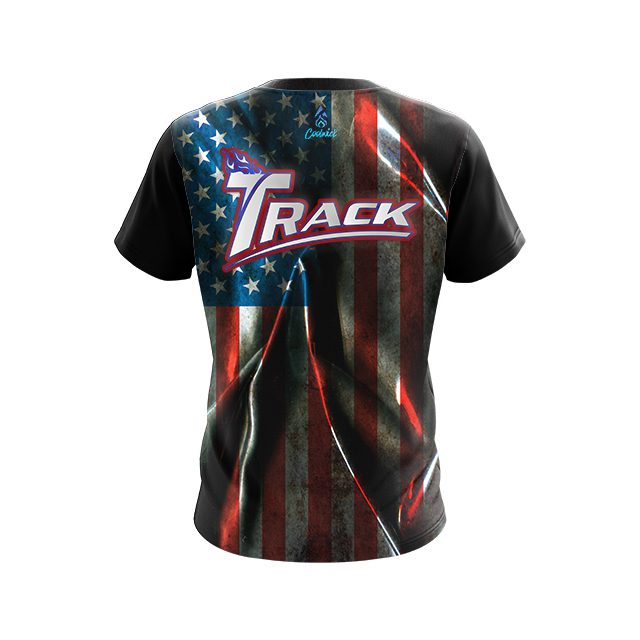 Track Old Glory CoolWick Bowling Jersey - Image 2
