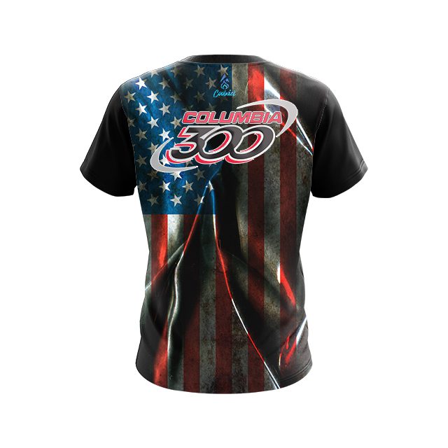 Columbia 300 Old Glory CoolWick Bowling Jersey - Image 2
