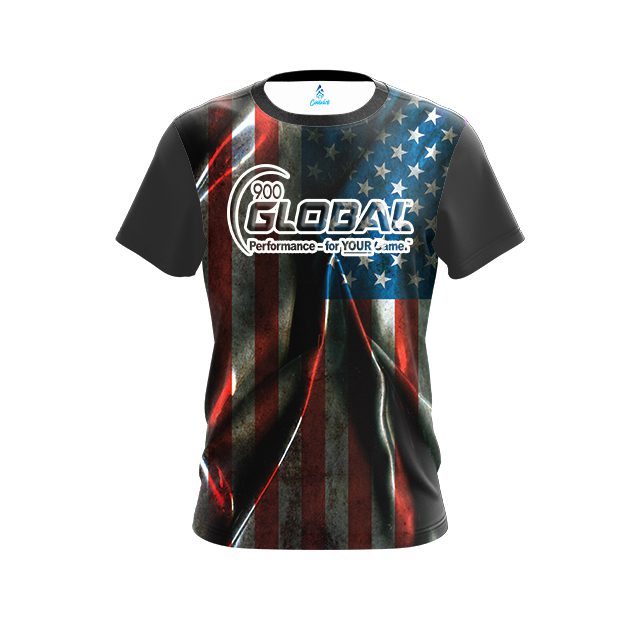 900 Global Old Glory CoolWick Bowling Jersey