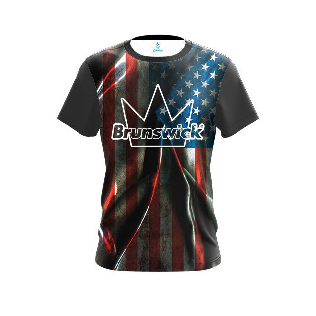 Brunswick Old Glory CoolWick Bowling Jersey