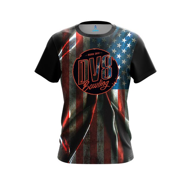 DV8 Old Glory CoolWick Bowling Jersey