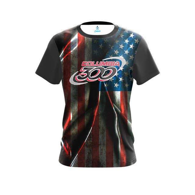 Columbia 300 Old Glory CoolWick Bowling Jersey