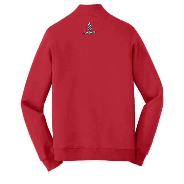 Matt Ogle CoolWick Signature Fan Favorite Fleece 1/4-Zip Pullover Sweatshirt Red - Image 2