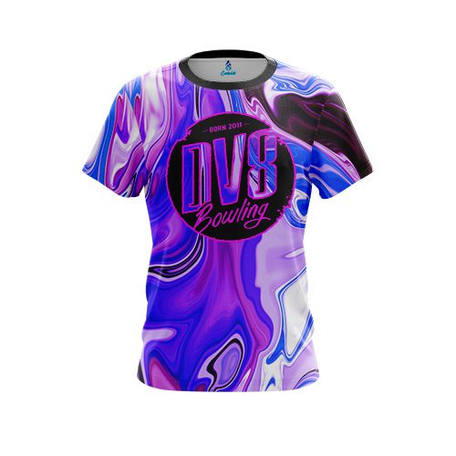 DV8 Paint Swirls CoolWick Bowling Jersey