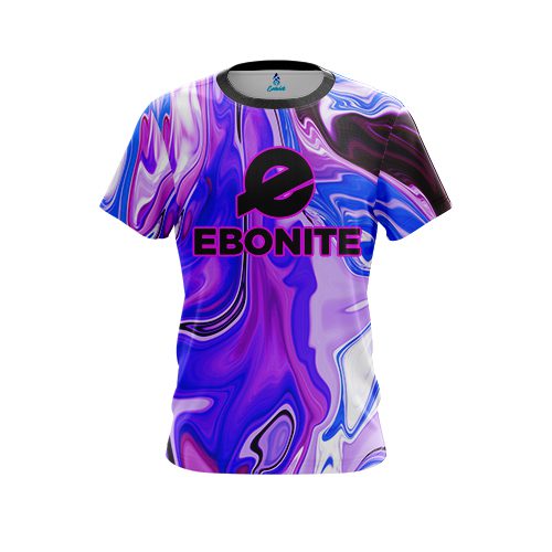 Ebonite Paint Swirls CoolWick Bowling Jersey