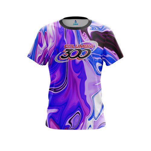 Columbia 300 Paint Swirls CoolWick Bowling Jersey