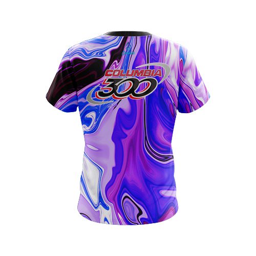 Columbia 300 Paint Swirls CoolWick Bowling Jersey - Image 2