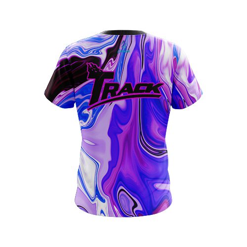 Track Paint Swirls CoolWick Bowling Jersey - Image 2