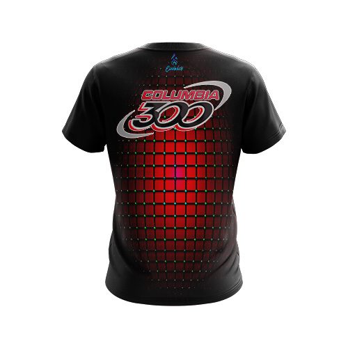 Columbia 300 Pin Head Red CoolWick Bowling Jersey - Image 2