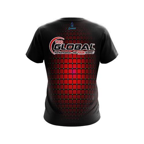 900 Global Pin Head Red CoolWick Bowling Jersey - Image 2