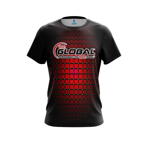 900 Global Pin Head Red CoolWick Bowling Jersey