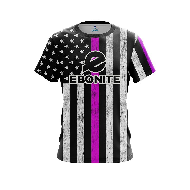 Ebonite Pink Line CoolWick Bowling Jersey