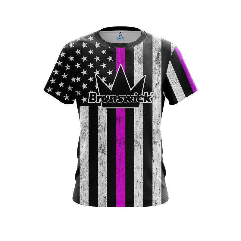 Brunswick Pink Line CoolWick Bowling Jersey