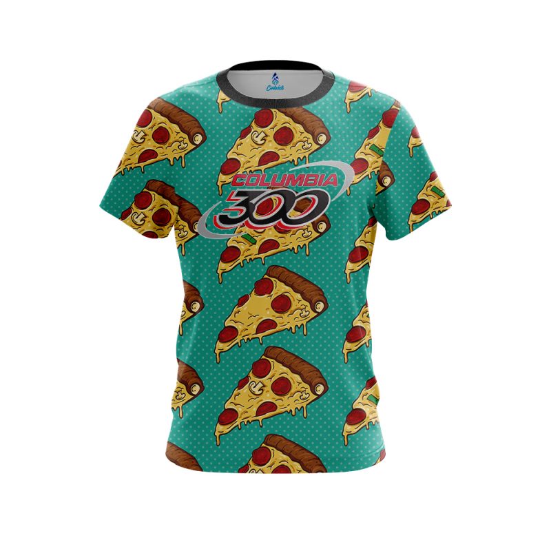 Columbia 300 Pizza CoolWick Bowling Jersey