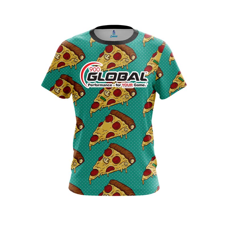 900 Global Pizza CoolWick Bowling Jersey