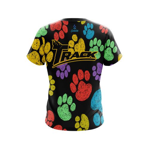 Track Puppy Paws CoolWick Bowling Jersey - Image 2